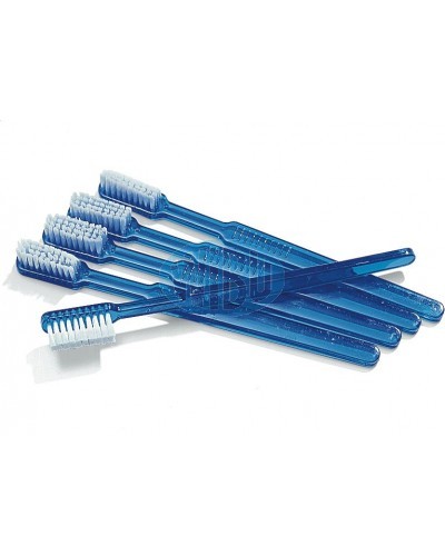 Einnmal-Zahnbürste mit Zahnpasta